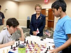 Leri Talikadse (Georgien) und Pranav Shankar (USA)