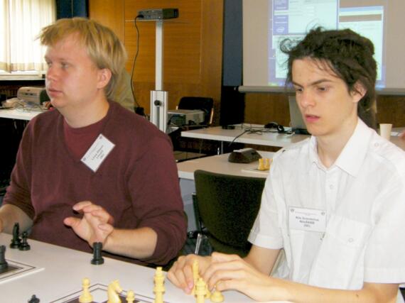 FM Linus Olsson und IM Nils Grandelius aus Schweden siegten beim Tandemschach-Open 2010