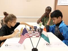 Anna Miller (USA) und Samarth Jagadish Rao (Indien)