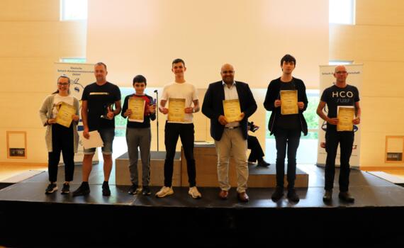 Gruppe C: Melanie Müdder (1.), Holger Michels (2.), Bagrat Torosyan (3.), Lucas Münnich (4.), David Abed (5.), Aaron Kamp (6.), Michael Skoerys (7.)