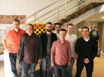 Schachfreunde Lieme: Arnold Essing, André Wolf, René Wittke, Andy Himpenmacher, André Schaffarczyk, Tristan Niermann, Holger Stork