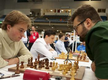 Vincent Keymer, Dimitrij Kollars und Denis Kadric