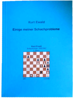 Buchcover: Kurt Ewald "Einige meiner Schachprobleme" (2016)