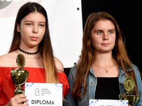 U16w: Nadja Schpanko (Ukraine, Platz 5) und Jana Schneider (Platz 6)
