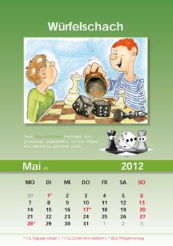 Schachkalender von Repromedia Leipzig