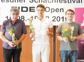 Gruppensieger: Gilles Grischkewitsch (B), Julian Martin (A) und Martin Winkler (C)