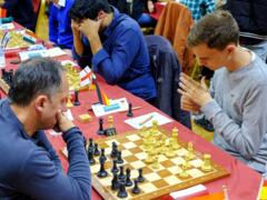 FM Glenn L. House (England) und GM Dennis Wagner in Runde 4