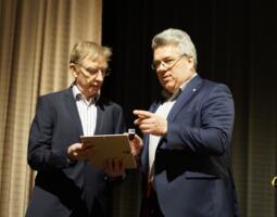 Hans-Jürgen Weyer und DSB-Präsident Ullrich Krause