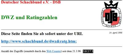 War der März 1996 der Startschuß für das erste DSB-Internetangebot?