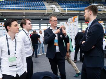 Dmitrij Kollars, Matthias Blübaum, Jan Gustafsson und Frederik Svane