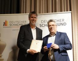 Sebastian Siebrecht und DSB-Präsident Ullrich Krause