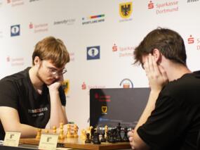 GM Frederik Svane gegen IM Richard Stalmach (Tschechien)