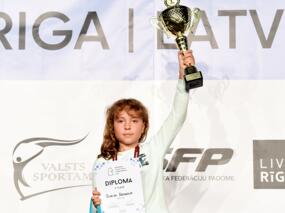 U12-Europameisterin Olga Karmanowa (Russland)