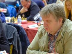 IM Dietmar Kolbus (gegen GM Surya Shekhar Ganguly aus Indien) in Runde 4