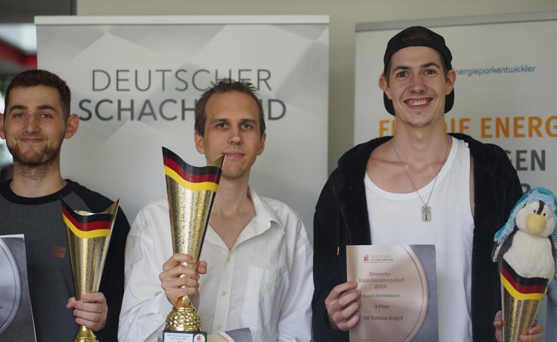 Marco Dobrikov (links), Hagen Poetsch (mitte) und Tobias Kügel (rechts)