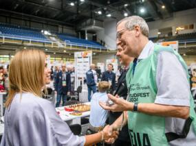 Anastasja Karlowitsch und Jürgen Brustkern