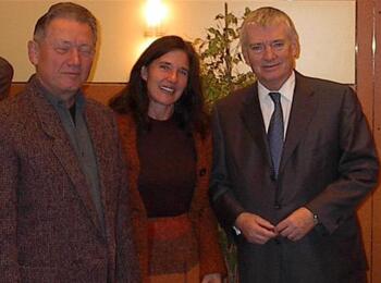 Ernst Bönsch, seine Frau Marion Bönsch-Kauke und Ex-Bundesinnenminister Otto Schily (2006)