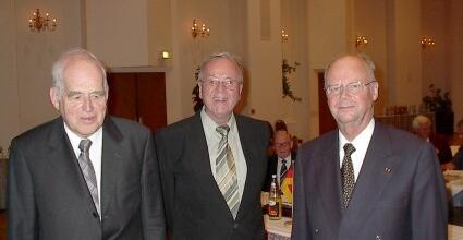 Ernannt zu Ehrenmitgliedern: Wolfgang Unzicker, Wolfgang Uhlmann und Dr. Heinz Meyer